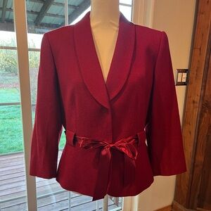 Tahari Red Blazer
